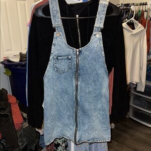 PacSun Blue Denim Overall Dress